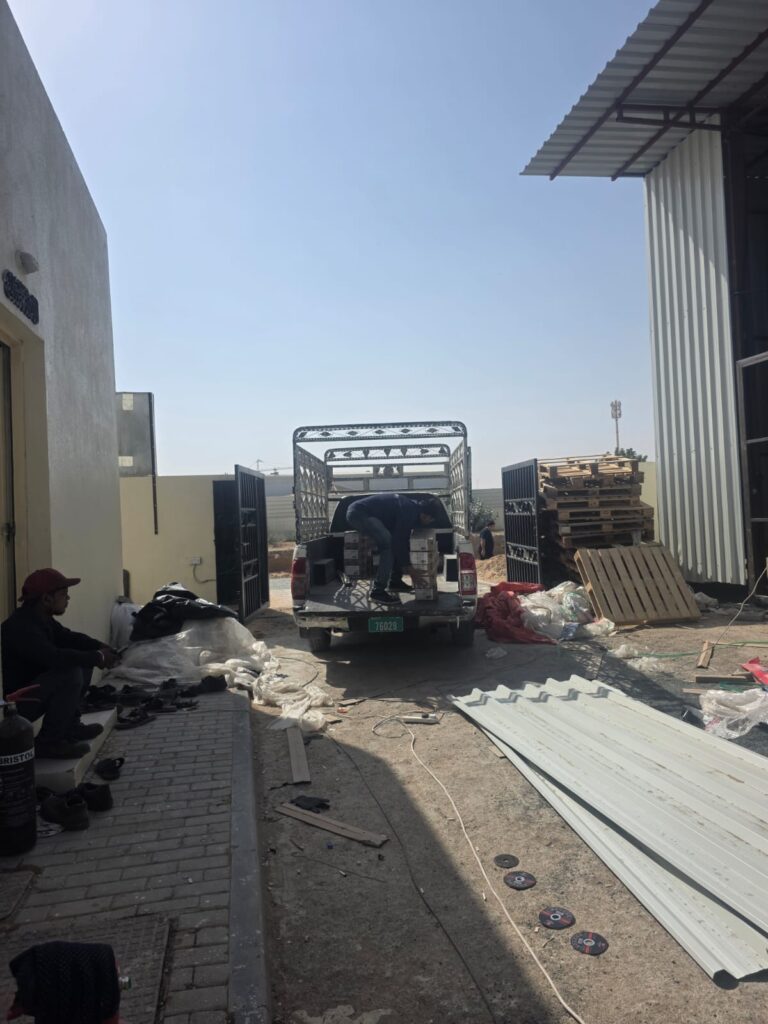 construction material transport Ajman